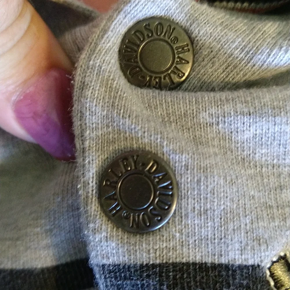 Harley Davidson Racing Long Sleeve Polo - Picture 3 of 5